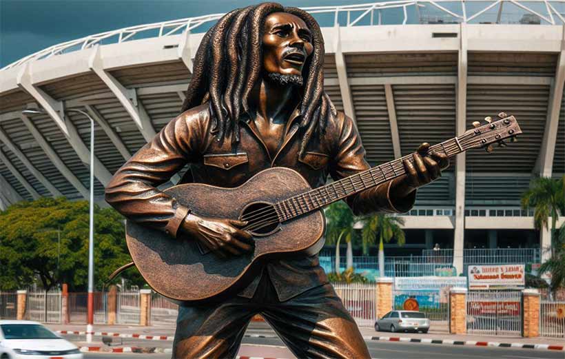 Bob-Marley-statue-at-the-National-Stadium-Kingston-Jamaica